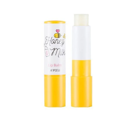 A'PIEU - Baume à lèvre au miel et au lait 3.3g