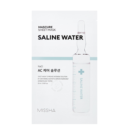 MISSHA - AC care solution masque en tissue eau saline 28g