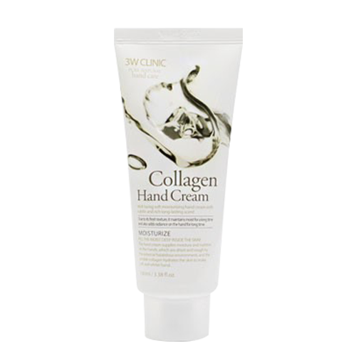 3W CLINIC - Crème main à la collagène anti-âge 100ml