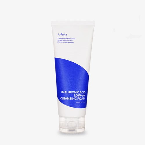 ISNTREE - Mousse nettoyante à l'acide hyaluronique anti-rides et hydratant 150 ml