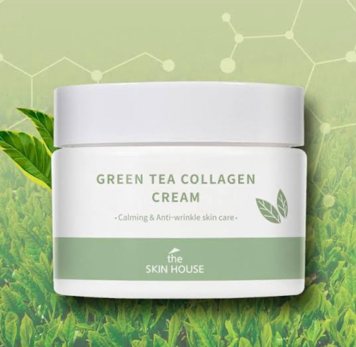 THE SKIN HOUSE - Crème thé vert et collagène anti-rides et apaisante 50ml