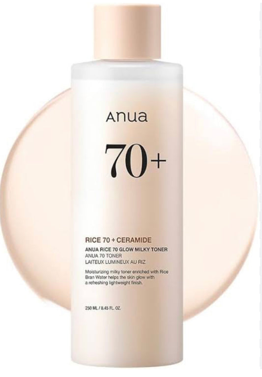 ANUA - Toner 70 glow, riz et niacinamide 250ml