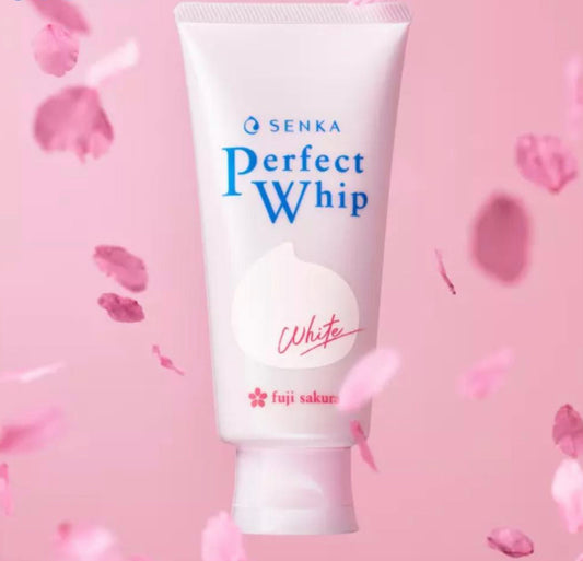 SHISEIDO- Mousse douce Senka Perfect Whip White Fuji Sakura Beauté