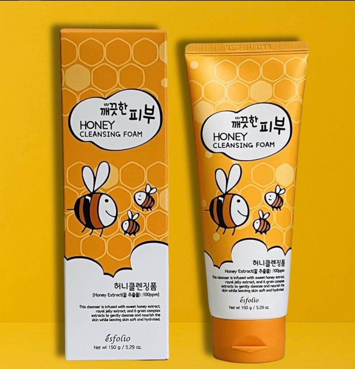 ESFOLIO - Mousse nettoyante au miel pure skin