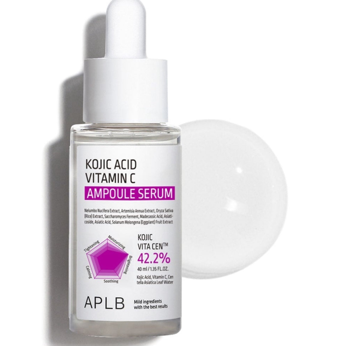 APLB - Sérum Kojic Acid Vitamin C , anti pores-dilatés , éclat du teint