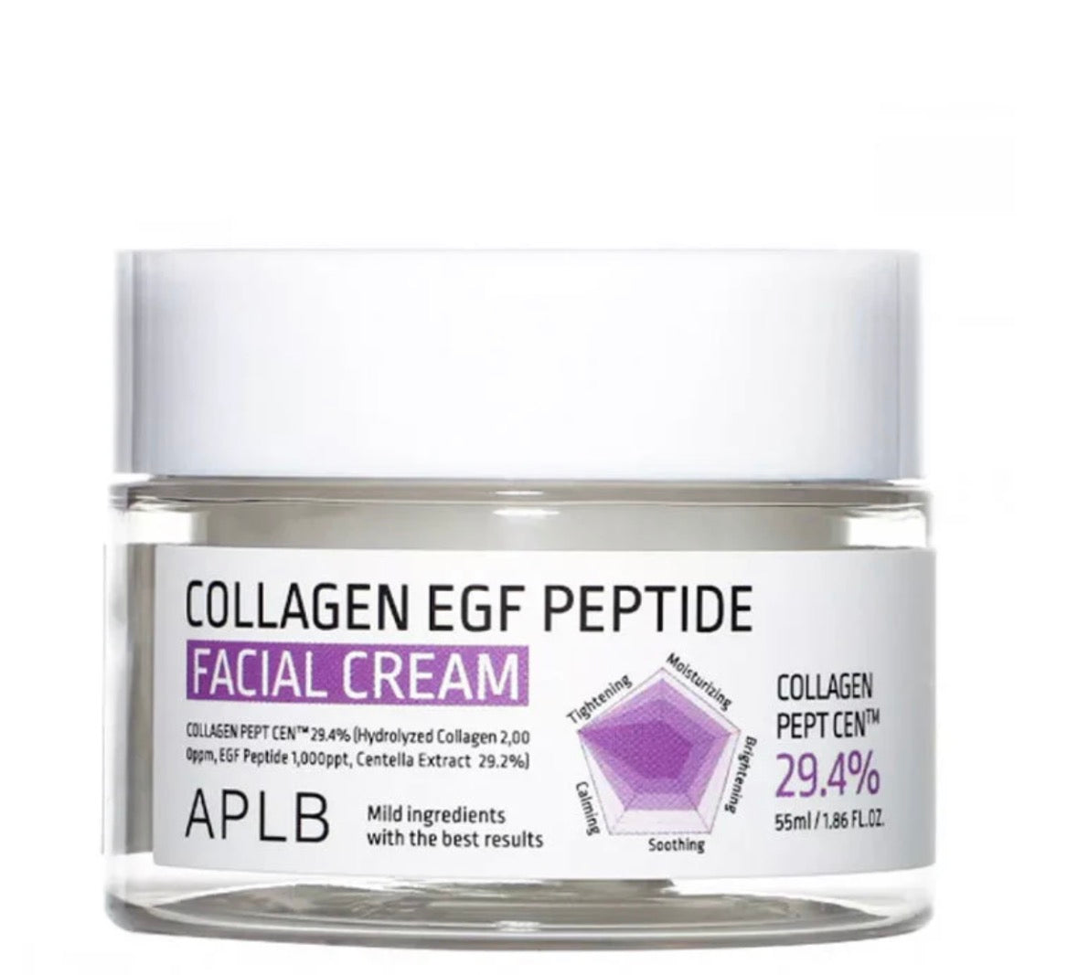 APLB - Crème visage à la collagène anti-peau relâchées 55ml