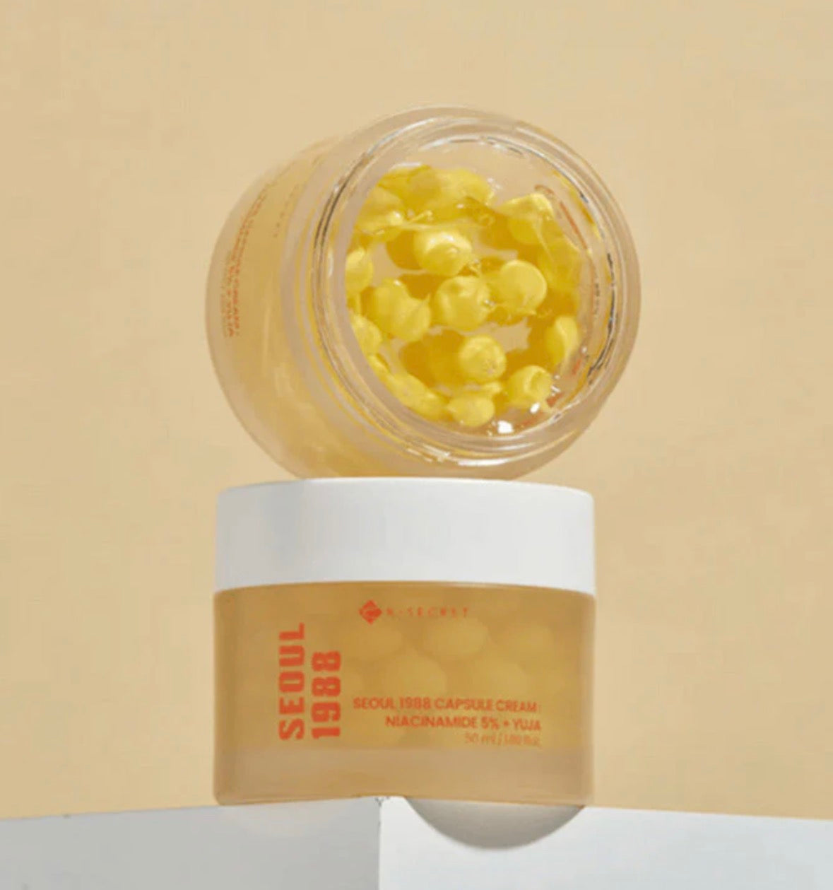 KSECRET - CRÈME EN CAPSULE SEOUL 1988 : Niacinamide 5% + Yuja 50ml