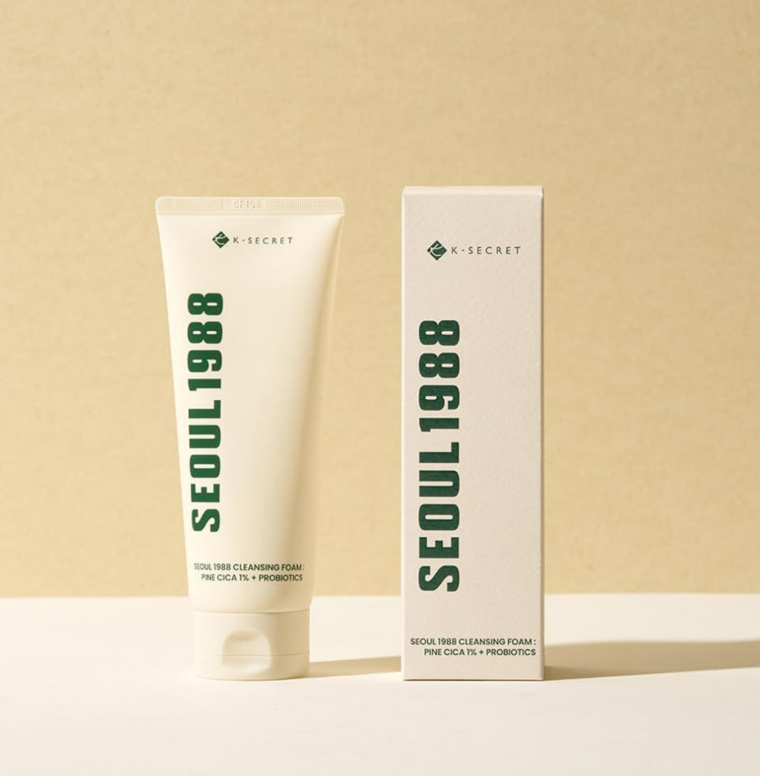 KSECRET - SEOUL 1988 Mousse nettoyante apaisant acné et anti-points noirs : Pin Cica 1% + Probiotiques