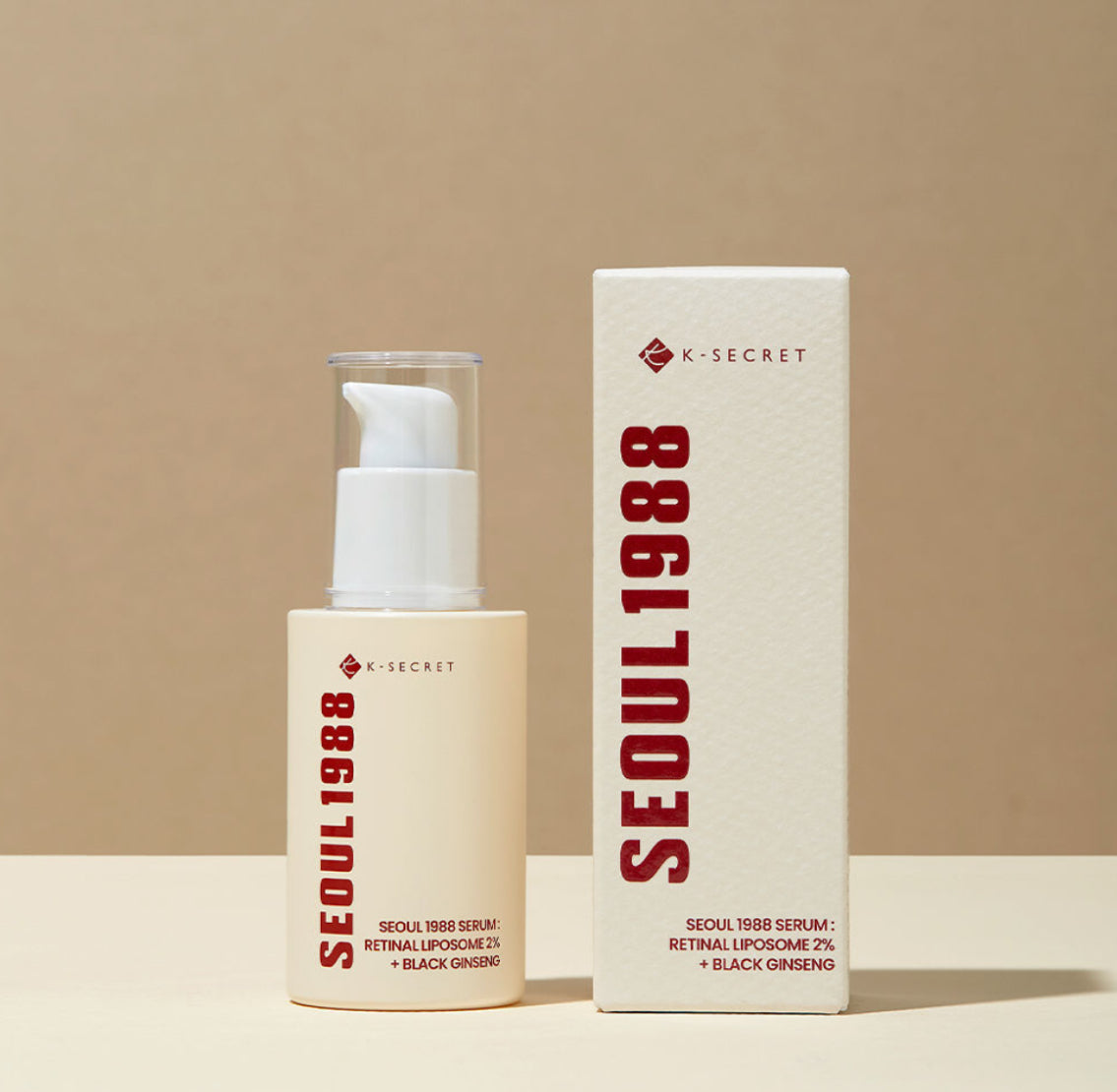 KSECRET - SEOUL 1988  Sérum Retinal Liposome 2% + Black Ginseng - Sérum anti-âge rétinol et ginseng 30ml