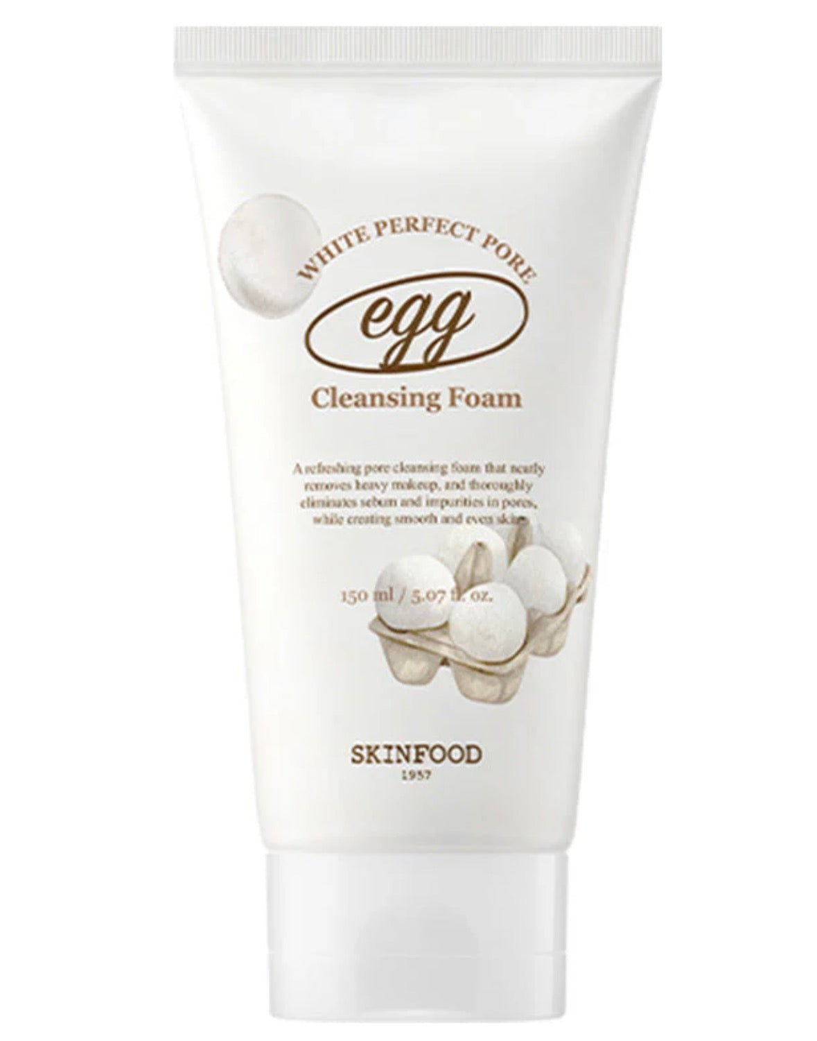 SKINFOOD - Mousse nettoyante parfaite des pores au blanc d'oeuf 150 ml
