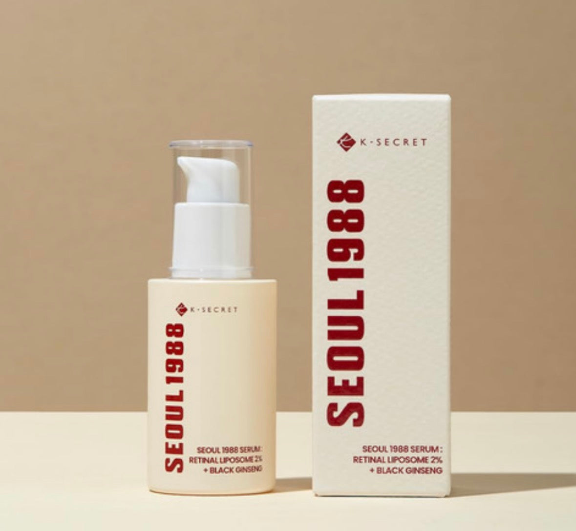 KSECRET - SEOUL 1988 Sérum Retinal Liposome 2% + Black Ginseng - Sérum anti-âge rétinol et ginseng 30ml