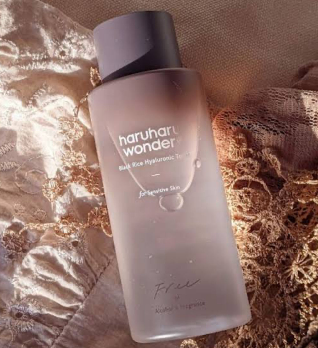 HARUHARU WONDER 🇰🇷 - Tonique hyaluronique au riz noir sans parfum anti-âge et boost d'élasticité