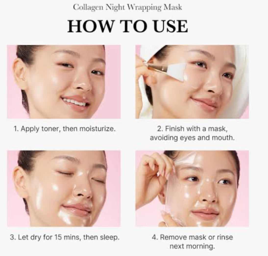 MEDICUBE - Masque enveloppant de nuit au collagène