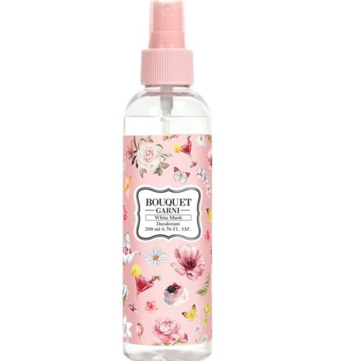 BOUQUET GARNI - Spray déodorant corps rafraîchissant musc blanc 200ml