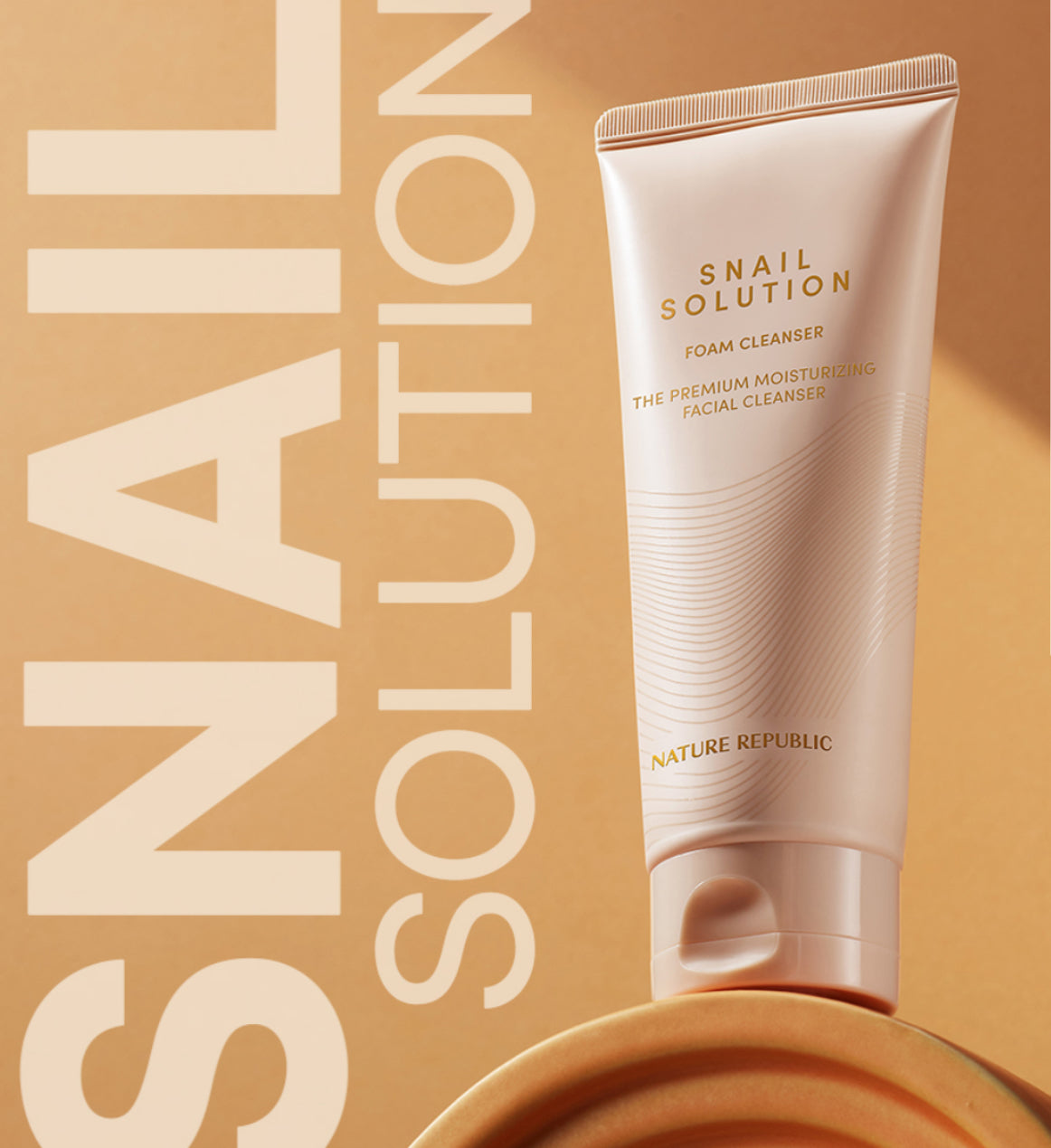 NATURE REPUBLIC - Mousse nettoyante escargot solution