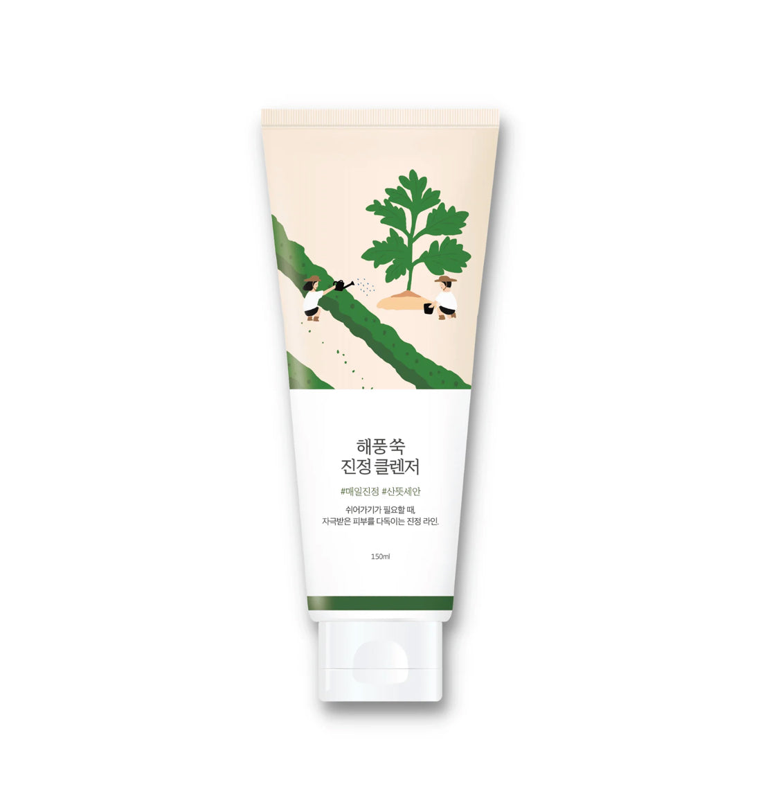 ROUND LAB - Mugwort nettoyant calmant peau sensible 150ml
