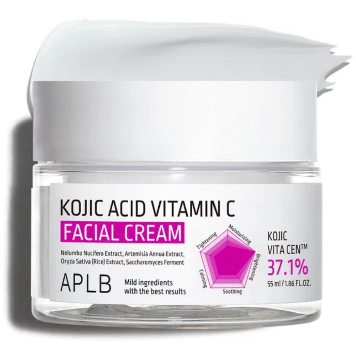 APLB  Crème Kojic Acid Vitamin C ,anti tâches , pores dilatés , teint terne 55ml
