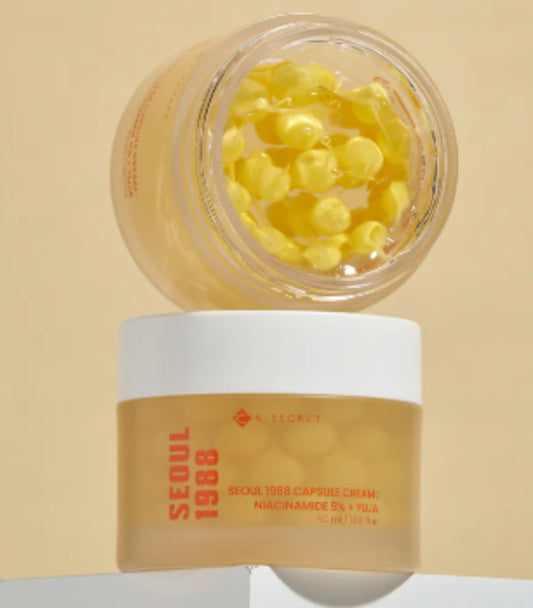 KSECRET - CRÈME EN CAPSULE SEOUL 1988 : Niacinamide 5% + Yuja 50ml