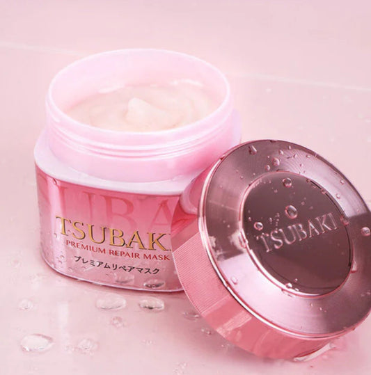 SHISEIDO - Masque de Réparation Premium Tsubaki Camélia Rose 180g