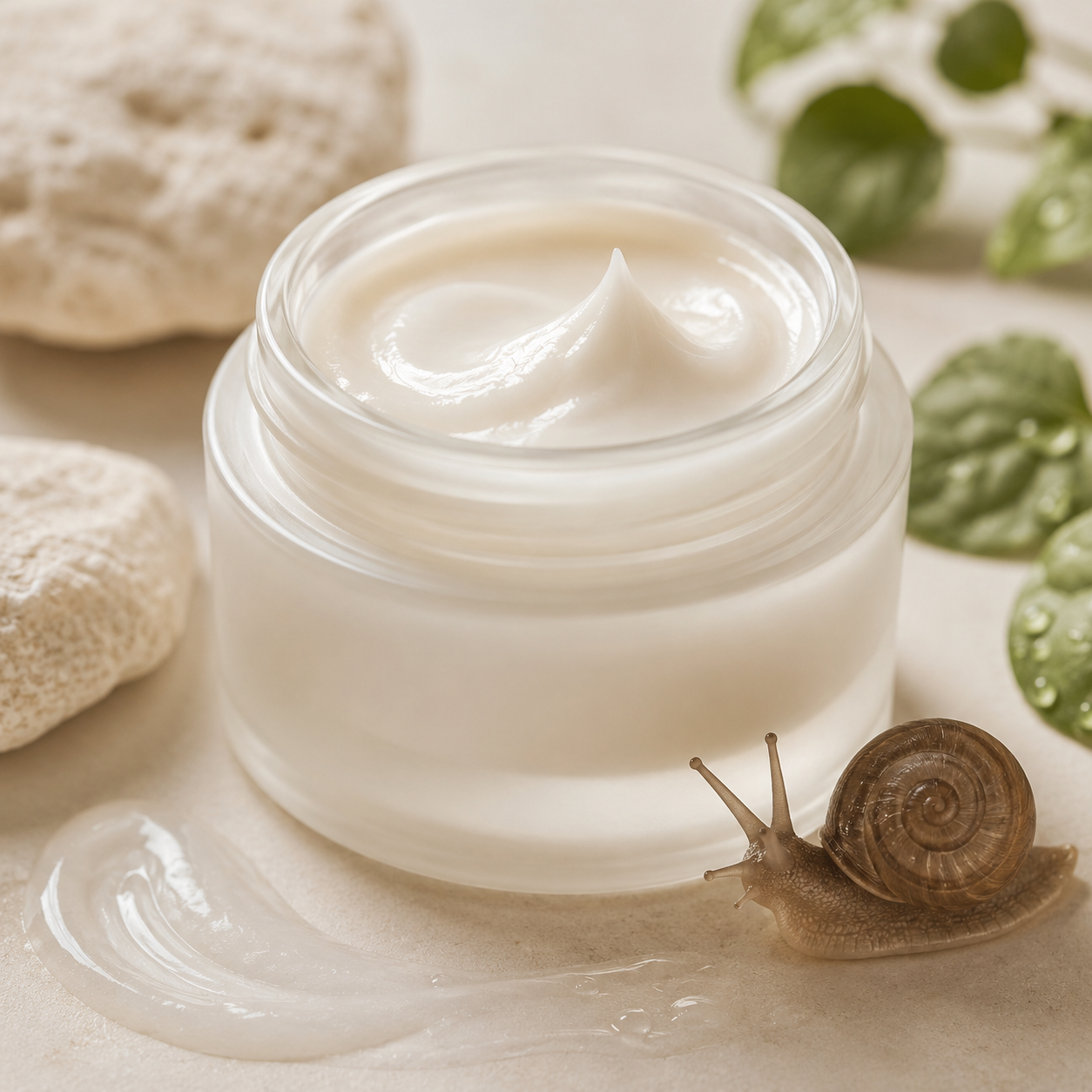 Crème à la bave d’escargot coréenne anti-rides