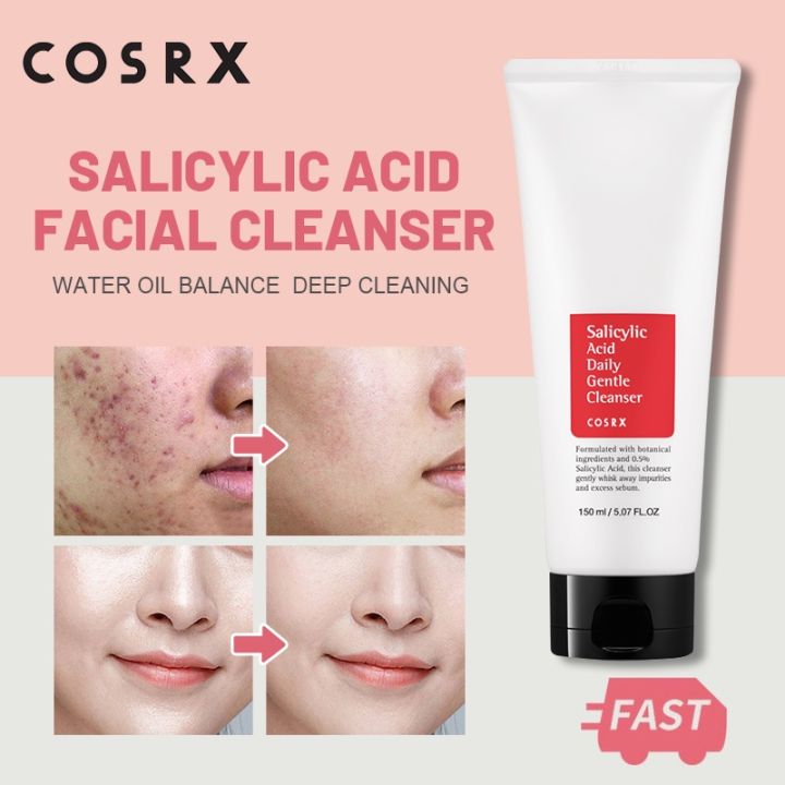 COSRX 🇰🇷 - Acide salicylique nettoyant doux quotidien anti-sébum et acné 150ml